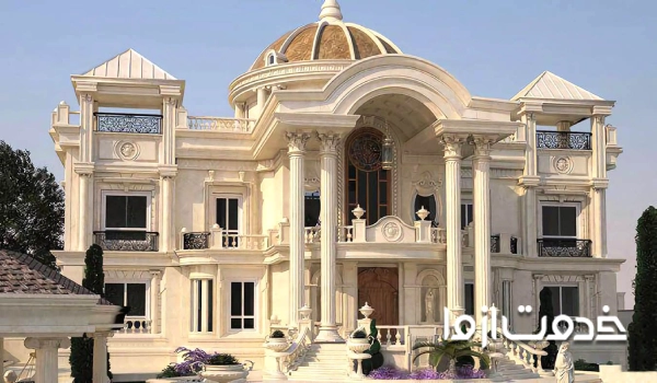 بازسازی نمای ویلا